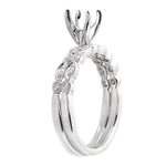 Marquise Shape Diamond Engagement Set