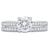 Diamond Engagement Ring Setting and Matching Band | Beverley K