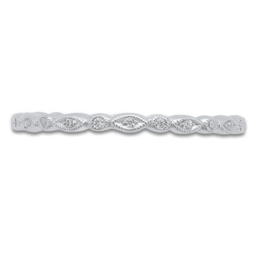 Marquise and Round Diamond Eternity Band