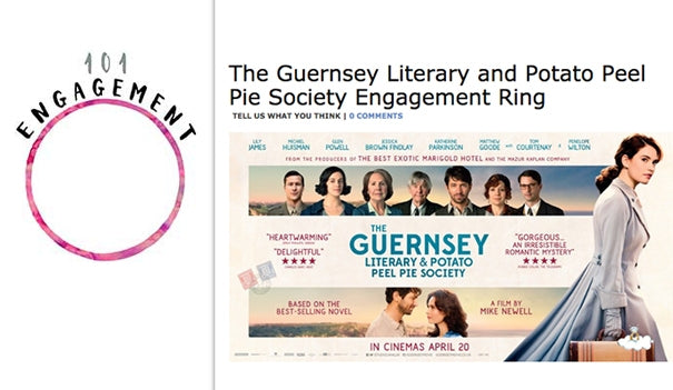 Engagement 101: The Guernsey Literary and Potato Peel Pie Society Engagement Ring