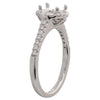 Diamond Halo Semi-Mount Ring