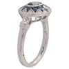 Sunstar Sapphire and Diamond Fashion Mount Ring