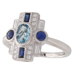 Art Deco Inspired Mount Ring