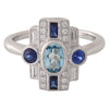 Art Deco Inspired Mount Ring