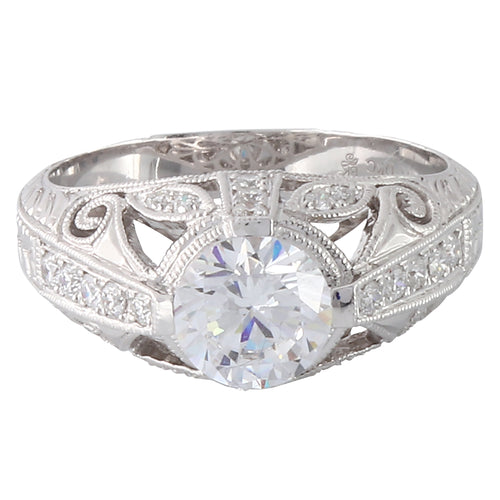 Diamond Engagement Semi-Mount Ring
