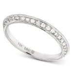 Diamonds Eternity with White Gold Angle Band