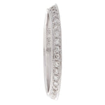 Diamonds Eternity with White Gold Angle Band