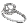 Diamond Engagement Semi-Mount Ring