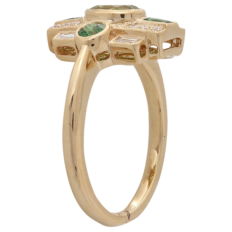 Art Deco Inspired Mount Ring
