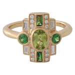 Art Deco Inspired Mount Ring