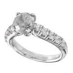 Diamond Engagement Semi-Mount Ring