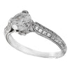 White Gold Semi-Mount Engagement Ring