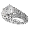 White Gold Diamond Semi-Mount Ring