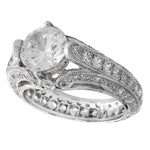 White Gold Diamond Semi-Mount Ring