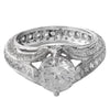 White Gold Diamond Semi-Mount Ring
