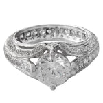White Gold Diamond Semi-Mount Ring