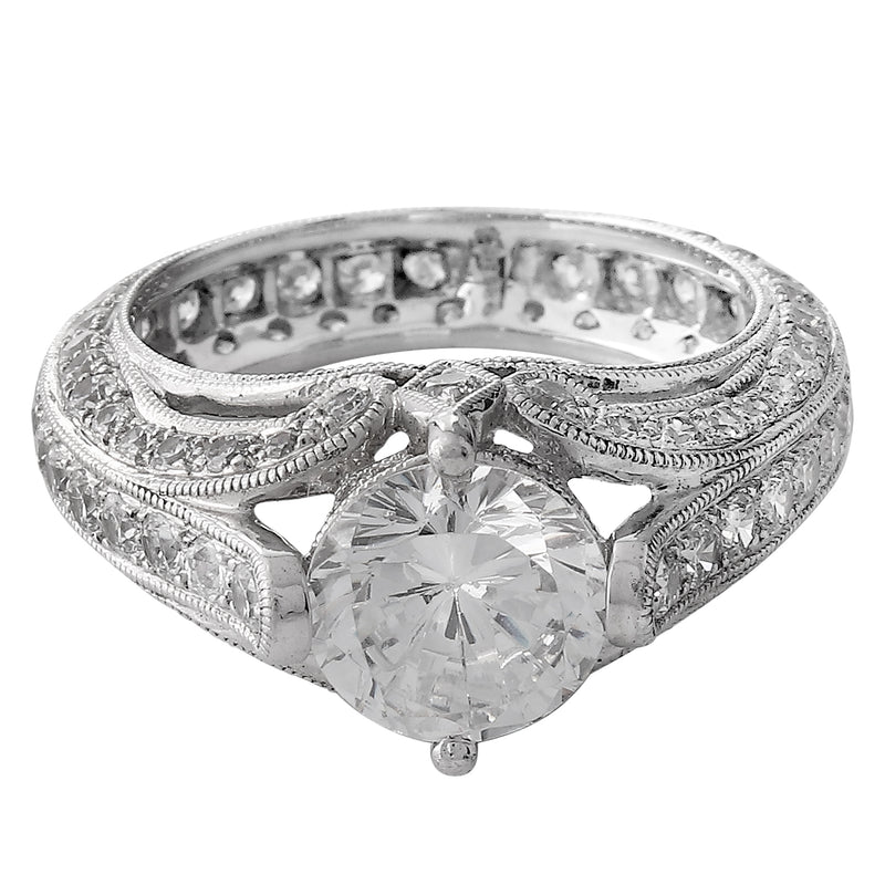 White Gold Diamond Semi-Mount Ring
