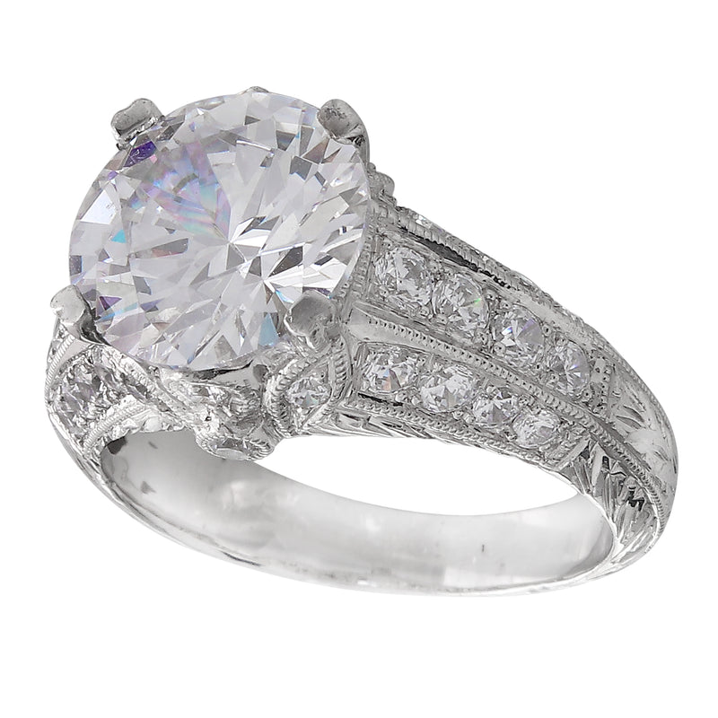 Diamond Engagement Semi-Mount Ring