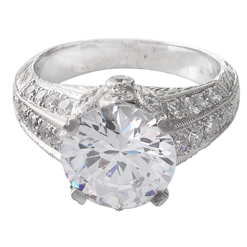 Diamond Engagement Semi-Mount Ring