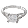 Diamond Halo Semi-Mount Ring