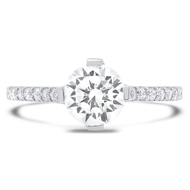 Diamond Engagement Semi-Mount Ring