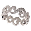 SWIRL ETERNITY WHITE GOLD BAND
