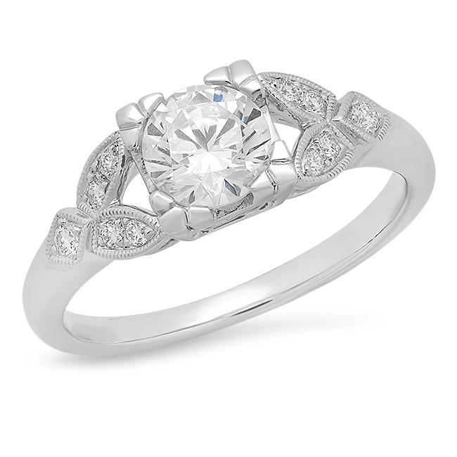 Diamond Engagement Semi-Mount Ring