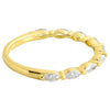 Marquise Cut Diamond Band Halfway Around