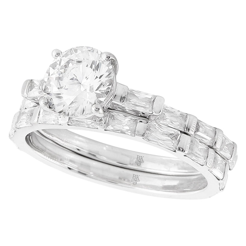 Baguette Diamonds Engagement Set