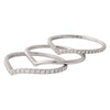 Stackable Diamond Bands