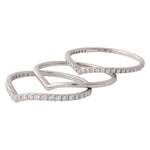 Stackable Diamond Bands