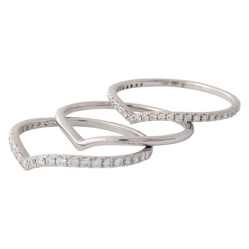 Stackable Diamond Bands