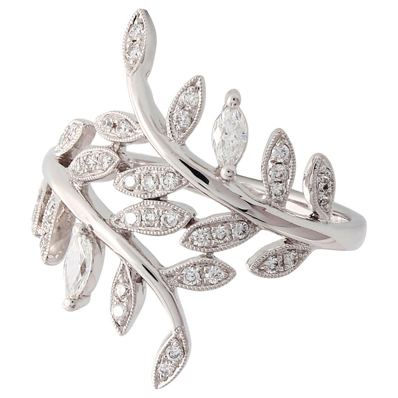 Wraparound Diamond Vine Band