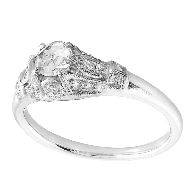 Six Claw Prong Engagement Semi-Mount