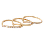 Stackable Diamond Bands