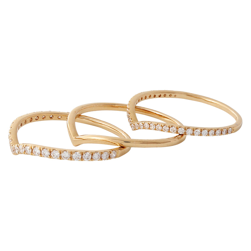 Stackable Diamond Bands