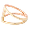 Two-Tone Rose and Yellow Gold Fashion Band