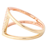 Two-Tone Rose and Yellow Gold Fashion Band