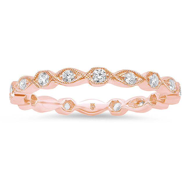 Round Diamond Eternity Band  (Video View)