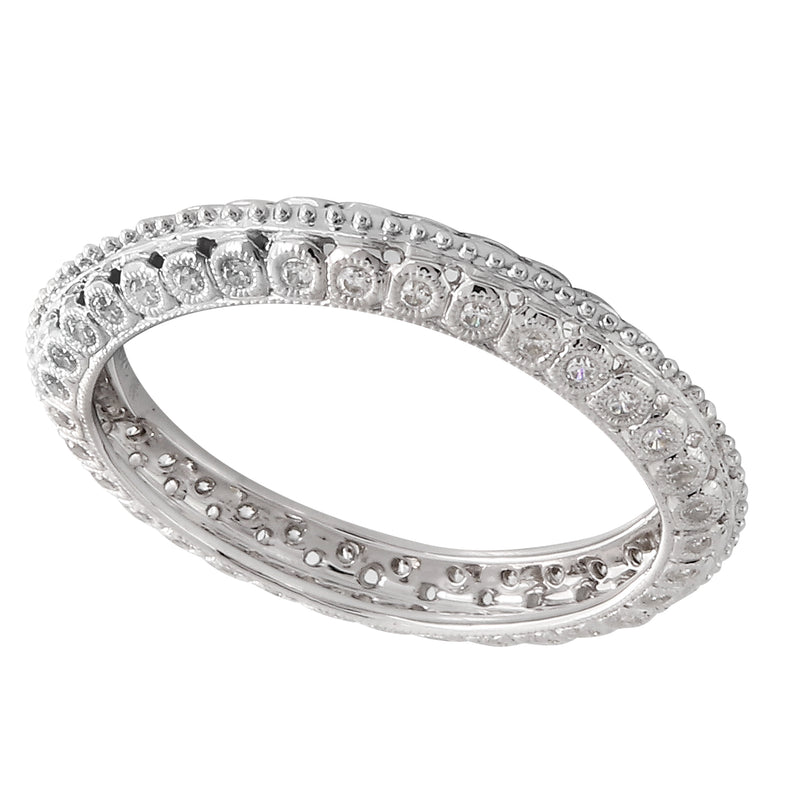 Diamond Knife Edge Eternity Band