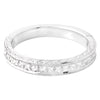 Channel Set Princess Cut Diamond Band Halfway Around