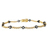 Rhodium Plated Diamond Tennis Bracelet