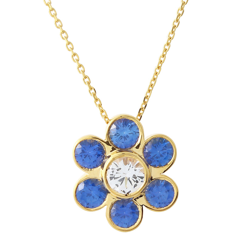 Pop Blue Flower Power Pendant