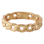 Solid Gold Chain Link Band