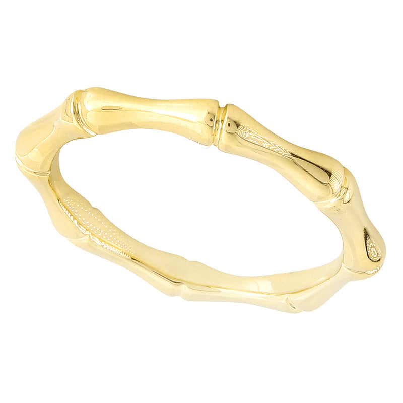 Bamboo Solid Gold Band