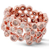 Cognac Diamond Bubble Band