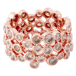 Cognac Diamond Bubble Band