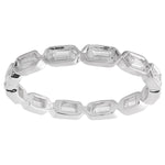 Bezel Set Baguette Cut Diamond Eternity Band