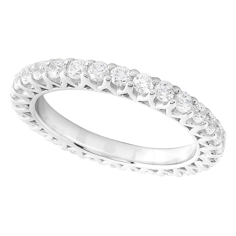 Round Cut Diamond Eternity Band