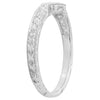 Round Diamond Flush Fit Curved Band